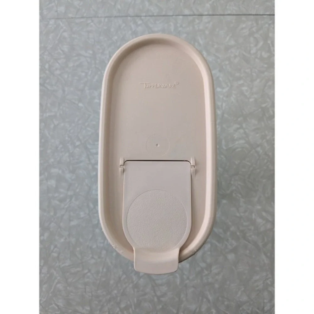 Vintage‎ Tupperware Modular Mate Storage Container Tall 2.9L 12.25c Opaque & Tan
